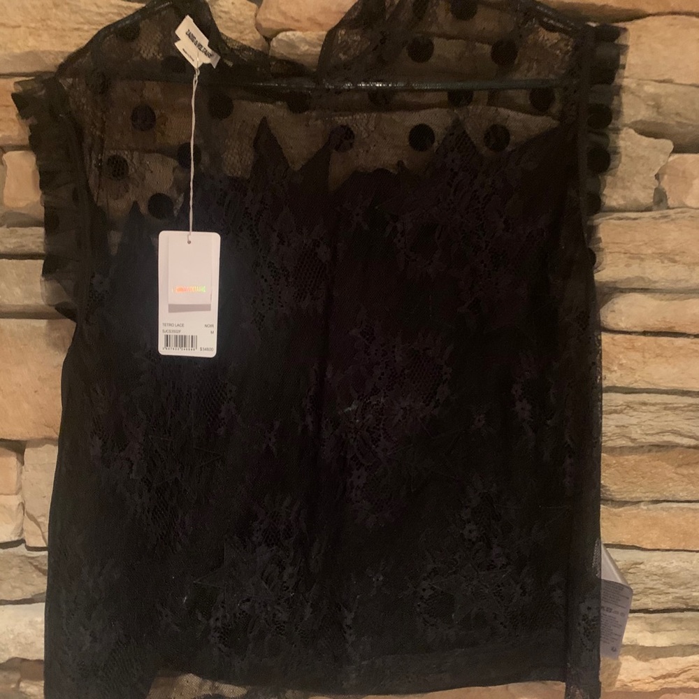 Zadig & Voltaire Black lace shirt